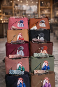 Chic crossbody bags with illustrated designs